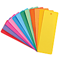 Hygloss Mighty Bright™ Blank Bookmarks, 2" x 6", Assorted Colors, Pack Of 100
