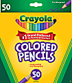 Crayola® Colored Pencils, Assorted Colors, Box Of 50 Color Pencils 1 thumbnail image