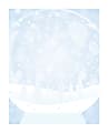 Great Papers!  Snow Globe Holiday Letterhead, 8.5" x 11", Inkjet and Laser Printer Compatible, 80 count