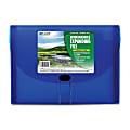 C-Line® 7-Pocket Expanding File, Letter Size, Blue 1 thumbnail image