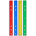 Trailmaker Plastic Rulers, 12" x 1-1/4", Assorted Colors, Case Of 100 Rulers 1 thumbnail image