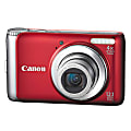 Canon PowerShot A3100 IS 12.1-Megapixel Digital Camera, Red 1 thumbnail image
