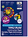 Tru-Ray® Construction Paper, 50% Recycled, 9" x 12", Purple, Pack Of 50 1 thumbnail image