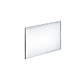 Azar Displays Wall-Mount U-Frame Acrylic Sign Holders, 8" x 10", Clear, Pack Of 10