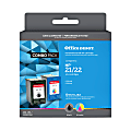Office Depot® Brand Remanufactured Black And Tri-Color Ink Cartridge Replacement For HP 21, 22, Pack Of 2 1 thumbnail image