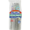 Hefty Style Prints Plastic Cups - 20 / Pack - Clear - Plastic - Cold Drink