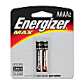 Energizer AAAA Battery 2-Packs - For Multipurpose - AAAA - 2/Pack - 12 / Carton 1 thumbnail image