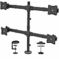 StarTech.com Desk Mount Quad Monitor Arm - 4 VESA Displays up to 27" - Ergonomic Height Adjustable Articulating Pole Mount - Clamp/Grommet 1 thumbnail image