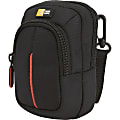 Case Logic® Nylon Small Camera Case, Black/Red 1 thumbnail image