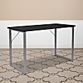Flash Furniture Harvey 48"W Computer Desk, Black 1 thumbnail image