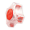 Coordimate XY Self-Inking Stamp, 1"H x 2 1/2"W x 2 1/2"D, Yellow/Red 1 thumbnail image