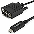 StarTech.com 6.6 ft/2 m USB-C to DVI Cable - USB Type-C Video Adapter Cable - 1920x 1200 - Black - 6.6 ft./2 m USB C to DVI cable and adapter in one 1 thumbnail image