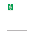 The Master Teacher® Keep Calm and Teach On Notepad, 4 1/4" x 5 1/2", 75 Sheets, Green, Pack of 2