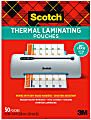 Scotch™ Dry Erase Thermal Laminating Pouches TP3854-50DE, 8-15/16" x 11-2/5", Clear, Pack of 50 Laminating Sheets