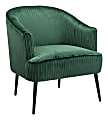 Zuo Modern Ranier Plywood And Steel Accent Chair, Green