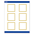 Avery® Print-To-The-Edge Labels With Sure Feed® Technology, S00-DJB-PRWMP10, Square, 3" x 3", Matte White, Preprinted Gold Beads Design, Pack Of 60 1 thumbnail image