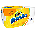 Bounty® Paper Towels, 2-Ply, 55 Sheets Per Roll, Case Of 12 Rolls