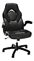 OFM Essentials 3085 Racing-Style Bonded Leather High-Back Gaming Chair, Black 1 thumbnail image