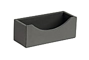 Realspace™ Gray Business Card Holder 1 thumbnail image