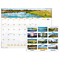 AT-A-GLANCE® Desk Pad Calendar, 22" x 17", 30% Recycled, Landscape, January–December 2017 1 thumbnail image