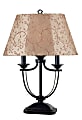 Kenroy Belmont Outdoor Table Lamp, 28"H, Taupe Shade/Bronze Base