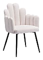 Zuo Modern Noosa Dining Chairs, Ivory, Set Of 2 Chairs