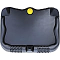 Lorell Topographical Standing Mat - Stand-up Desk, Workstation, Reception, Counter - 19" Length x 25" Width x 2.50" Thickness - Rectangle - Topographical - Polyurethane - Black 1 thumbnail image