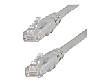StarTech.com 20ft CAT6 Ethernet Cable - Gray Molded Gigabit CAT 6 Wire - 100W PoE RJ45 UTP 650MHz - Category 6 Network Patch Cord UL/TIA 1 thumbnail image