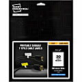 Avery Cable Labels, T-Style, 1.25"x2" , 300 Total (61539) - Waterproof - 1 1/4"x 2" - Permanent Adhesive - 61539 1 thumbnail image