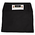 Seat Sack Chair Pocket, Medium, 15", Black, Pack Of 2