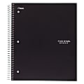 Five Star Wide Ruled 3-subject Notebook - 150 Sheets - Wire Bound - Wide Ruled - 8 1/2" x 10 1/2" - Black Cover - 1Each