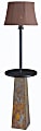 Kenroy Home Sleek Outdoor Floor Lamp, 63", Rust Shade/Slate Base