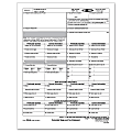 ComplyRight™ W-2C Inkjet/Laser Tax Forms, Employee Copy 2 And/Or C, 8 1/2" x 11", Pack Of 50 Forms