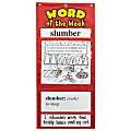 Learning Resources Word Of The Week Chart Set, 13" x 28", Red, Grade 3 - Grade 4 1 thumbnail image