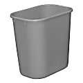 Harper Rectangular Waste Container, 8-Quart, Gray