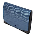Office Depot® Brand Poly 13-Pocket File, Letter Size, Black/Blue 1 thumbnail image