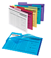 Office Depot® Brand Poly Project Tab Folders, Letter Size, Assorted Colors, Pack Of 6