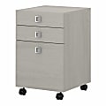 Bush Business Furniture Echo 17"D Vertical 3-Drawer Mobile File Cabinet, Gray Sand, Delivery 1 thumbnail image