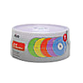 Ativa® CD-R Recordable Media Spindle, 700MB/80 Minutes, Assorted Colors, Pack Of 30 1 thumbnail image