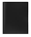 Office Depot® Brand 2-Pocket School-Grade Poly Folder with Prongs, Letter Size, Black