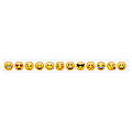 Creative Teaching Press Emoji Fun Border - Emoji Fun - 2" Height x 420" Width - Yellow - 1 Each