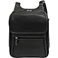 Mobile Edge Carrying Case (Messenger) for 10" to 11" iPad - Black - Vegan Leather, Poly Fur Interior, Twill Interior - Shoulder Strap - 12" Height x 10" Width x 3" Depth