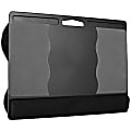 Lap Desk Originals Euro-Style Computer Lap Desk, 18 3/4" x 14 3/4", Black/Gray