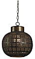 Kenroy Seville 1-Light Mini Hanging Pendant, Aged Bronze