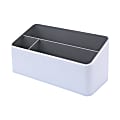Fusion Desk Valet, 6"H x 12 1/4"W x 5 1/2"D, Gray/White 1 thumbnail image