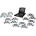 IOGEAR 16-Port 19" LCD KVM Drawer Kit with PS/2 and USB KVM Cables 1 thumbnail image