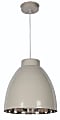 Kenroy Silo Hanging Pendant Lamp, 1-Light, 14"H, Taupe