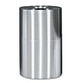 Rubbermaid® Commercial Atrium™ Round Waste Container, Aluminum, 62 Gallons, Satin