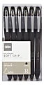 Office Depot® Brand Super Comfort Grip Ballpoint Pens With Caps, Medium Point, 1.0 mm, Black Barrel, Black Ink, Pack Of 12 1 thumbnail image