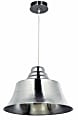 Kenroy Spinnaker 1-Light Hanging Pendant, 13"H, Brushed Steel